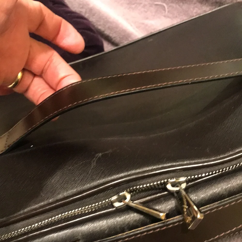Dunhill document travel used zipped case
